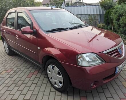 Красный Дачия Логан, объемом двигателя 1.6 л и пробегом 204 тыс. км за 3850 $, фото 1 на Automoto.ua