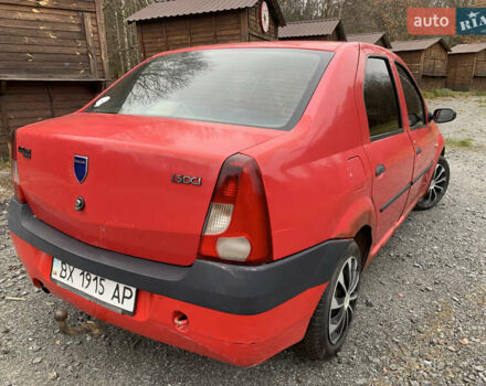 Красный Дачия Логан, объемом двигателя 1.5 л и пробегом 303 тыс. км за 2000 $, фото 8 на Automoto.ua