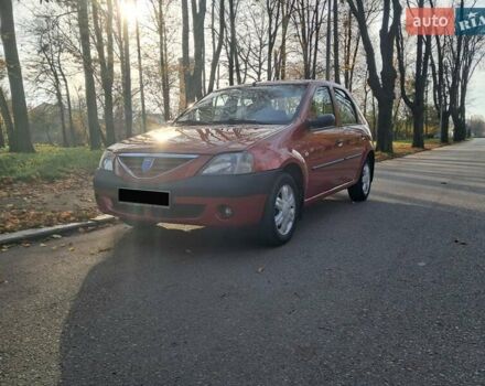 Красный Дачия Логан, объемом двигателя 1.4 л и пробегом 197 тыс. км за 3950 $, фото 5 на Automoto.ua