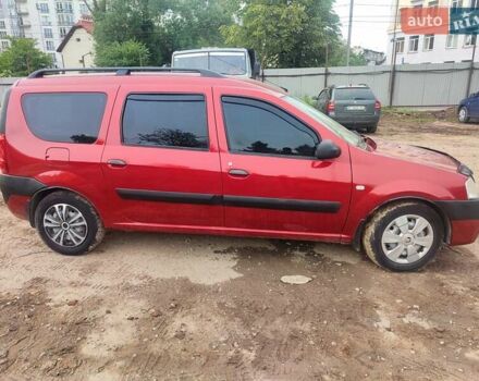 Червоний Дачія Logan, об'ємом двигуна 1.6 л та пробігом 92 тис. км за 5200 $, фото 4 на Automoto.ua