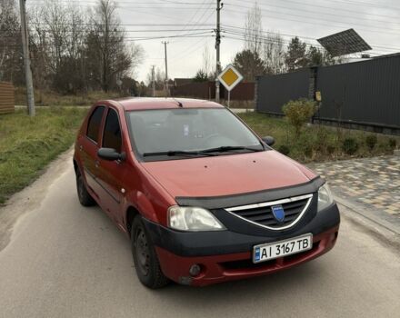 Красный Дачия Логан, объемом двигателя 1.6 л и пробегом 203 тыс. км за 3000 $, фото 1 на Automoto.ua