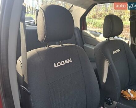 Красный Дачия Логан, объемом двигателя 1.4 л и пробегом 197 тыс. км за 3950 $, фото 7 на Automoto.ua