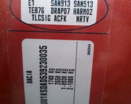 Червоний Дачія Logan, об'ємом двигуна 1.6 л та пробігом 92 тис. км за 5200 $, фото 1 на Automoto.ua