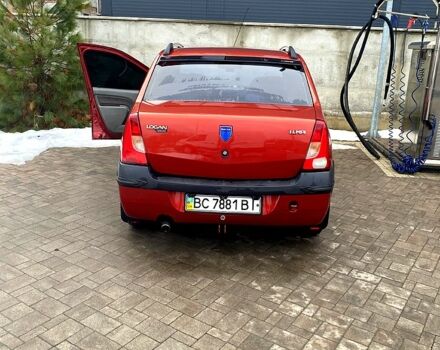 Красный Дачия Логан, объемом двигателя 1.4 л и пробегом 399 тыс. км за 4000 $, фото 7 на Automoto.ua