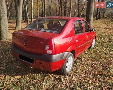 Красный Дачия Логан, объемом двигателя 1.4 л и пробегом 197 тыс. км за 3950 $, фото 9 на Automoto.ua