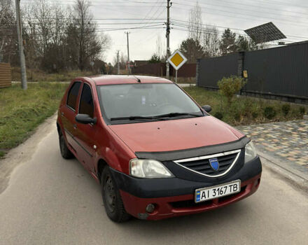 Красный Дачия Логан, объемом двигателя 1.6 л и пробегом 203 тыс. км за 3000 $, фото 1 на Automoto.ua