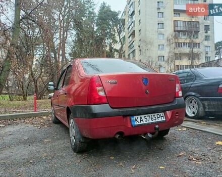 Красный Дачия Логан, объемом двигателя 1.4 л и пробегом 177 тыс. км за 4000 $, фото 5 на Automoto.ua