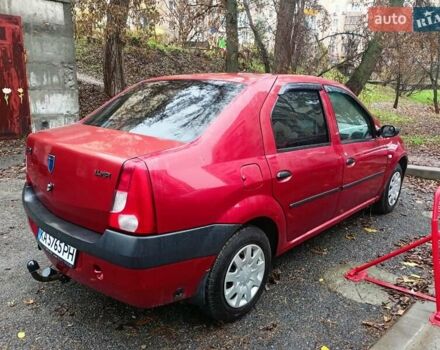 Красный Дачия Логан, объемом двигателя 1.4 л и пробегом 177 тыс. км за 4000 $, фото 3 на Automoto.ua