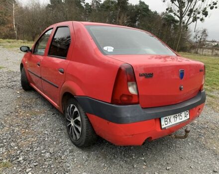 Красный Дачия Логан, объемом двигателя 1.5 л и пробегом 304 тыс. км за 2000 $, фото 3 на Automoto.ua