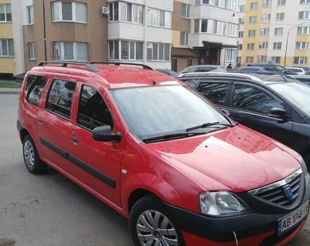 Красный Дачия Логан, объемом двигателя 1.46 л и пробегом 190 тыс. км за 4599 $, фото 18 на Automoto.ua