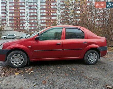 Красный Дачия Логан, объемом двигателя 1.4 л и пробегом 177 тыс. км за 4000 $, фото 4 на Automoto.ua