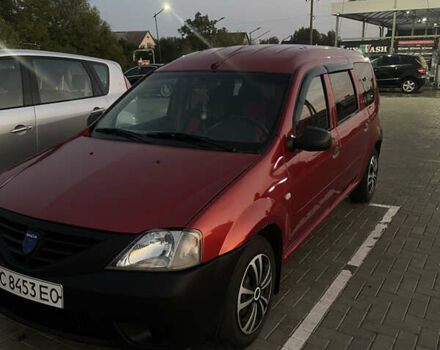 Красный Дачия Логан, объемом двигателя 1.6 л и пробегом 220 тыс. км за 4300 $, фото 1 на Automoto.ua