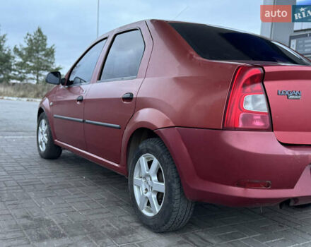 Красный Дачия Логан, объемом двигателя 1.4 л и пробегом 324 тыс. км за 3100 $, фото 6 на Automoto.ua