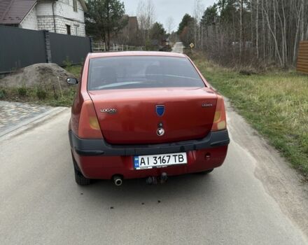 Красный Дачия Логан, объемом двигателя 1.6 л и пробегом 203 тыс. км за 3000 $, фото 2 на Automoto.ua