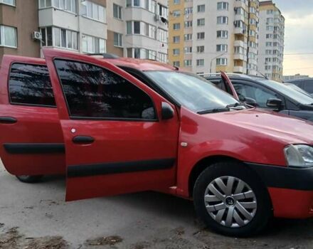 Красный Дачия Логан, объемом двигателя 1.46 л и пробегом 190 тыс. км за 4599 $, фото 3 на Automoto.ua