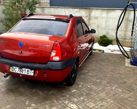 Красный Дачия Логан, объемом двигателя 1.4 л и пробегом 399 тыс. км за 4000 $, фото 6 на Automoto.ua