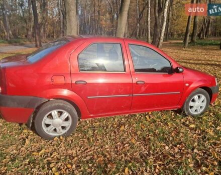Красный Дачия Логан, объемом двигателя 1.4 л и пробегом 197 тыс. км за 3950 $, фото 12 на Automoto.ua