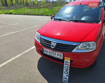 Красный Дачия Логан, объемом двигателя 1.4 л и пробегом 49 тыс. км за 6300 $, фото 6 на Automoto.ua