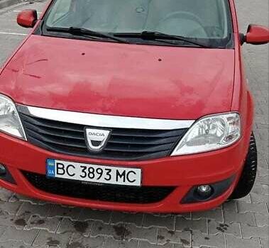 Красный Дачия Логан, объемом двигателя 1.6 л и пробегом 168 тыс. км за 4186 $, фото 4 на Automoto.ua