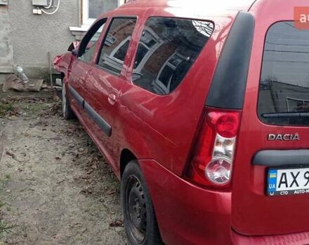 Красный Дачия Логан, объемом двигателя 1.6 л и пробегом 220 тыс. км за 1700 $, фото 3 на Automoto.ua