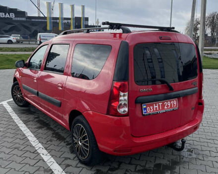 Красный Дачия Логан, объемом двигателя 1.6 л и пробегом 190 тыс. км за 4800 $, фото 4 на Automoto.ua