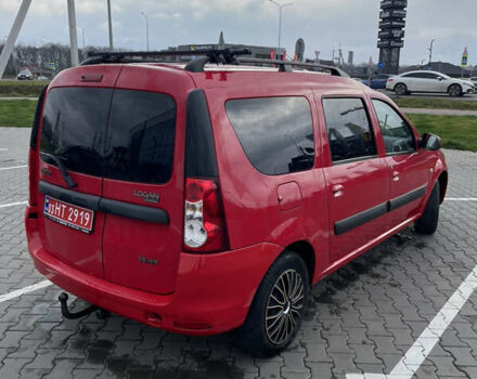 Красный Дачия Логан, объемом двигателя 1.6 л и пробегом 190 тыс. км за 4800 $, фото 3 на Automoto.ua