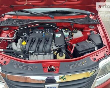 Красный Дачия Логан, объемом двигателя 1.6 л и пробегом 114 тыс. км за 5990 $, фото 15 на Automoto.ua