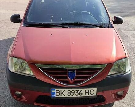 Красный Дачия Логан, объемом двигателя 1.6 л и пробегом 180 тыс. км за 2100 $, фото 12 на Automoto.ua