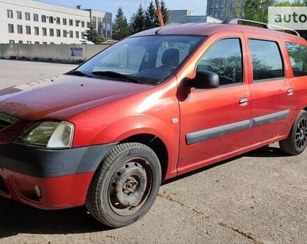 Красный Дачия Логан, объемом двигателя 1.6 л и пробегом 180 тыс. км за 2100 $, фото 14 на Automoto.ua