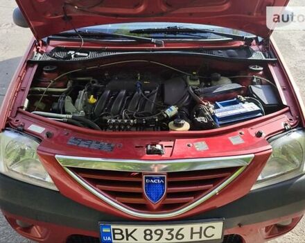 Красный Дачия Логан, объемом двигателя 1.6 л и пробегом 180 тыс. км за 2100 $, фото 25 на Automoto.ua