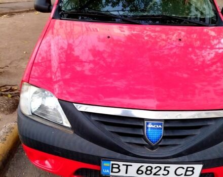 Красный Дачия Логан, объемом двигателя 1.6 л и пробегом 202 тыс. км за 3400 $, фото 1 на Automoto.ua