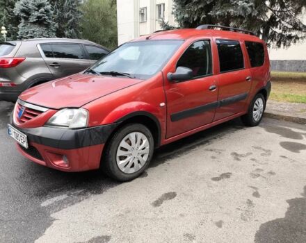 Красный Дачия Логан, объемом двигателя 1.6 л и пробегом 228 тыс. км за 4400 $, фото 3 на Automoto.ua