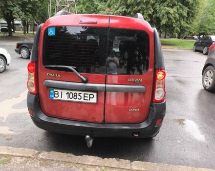 Красный Дачия Логан, объемом двигателя 1.6 л и пробегом 228 тыс. км за 4400 $, фото 6 на Automoto.ua