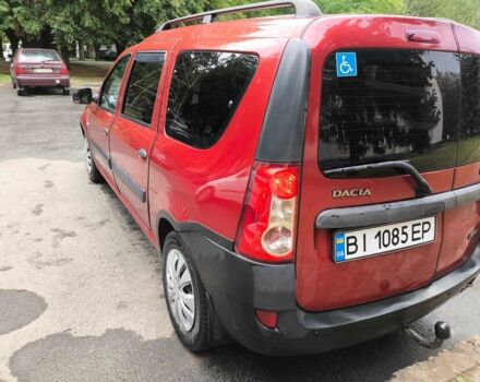 Красный Дачия Логан, объемом двигателя 1.6 л и пробегом 228 тыс. км за 4400 $, фото 4 на Automoto.ua