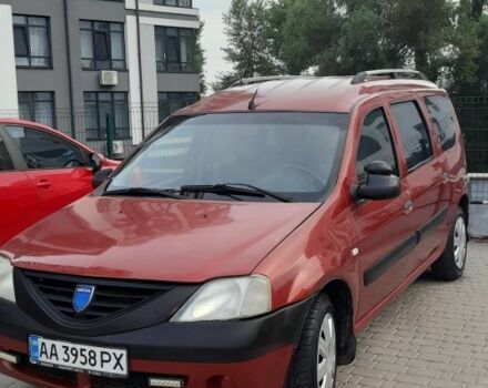 Красный Дачия Логан, объемом двигателя 1.6 л и пробегом 152 тыс. км за 3500 $, фото 1 на Automoto.ua
