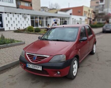 Красный Дачия Логан, объемом двигателя 1.39 л и пробегом 350 тыс. км за 2600 $, фото 1 на Automoto.ua