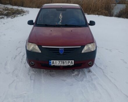 Красный Дачия Логан, объемом двигателя 1.6 л и пробегом 196 тыс. км за 2700 $, фото 1 на Automoto.ua