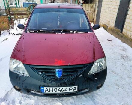 Красный Дачия Логан, объемом двигателя 1.4 л и пробегом 283 тыс. км за 3615 $, фото 1 на Automoto.ua