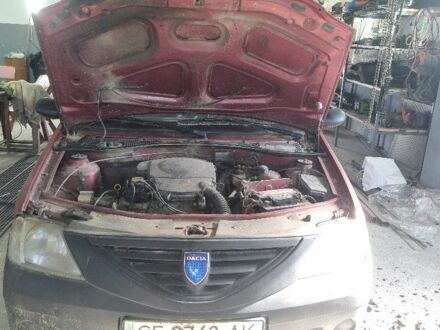 Красный Дачия Логан, объемом двигателя 1.4 л и пробегом 360 тыс. км за 900 $, фото 1 на Automoto.ua