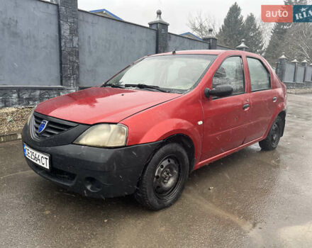 Красный Дачия Логан, объемом двигателя 1.39 л и пробегом 438 тыс. км за 2000 $, фото 1 на Automoto.ua