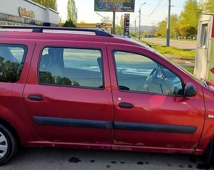 Красный Дачия Логан, объемом двигателя 1.6 л и пробегом 247 тыс. км за 4000 $, фото 1 на Automoto.ua