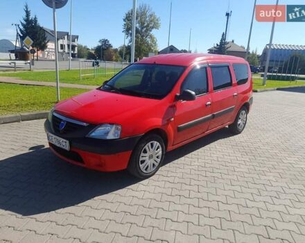 Красный Дачия Логан, объемом двигателя 1.6 л и пробегом 330 тыс. км за 3350 $, фото 1 на Automoto.ua