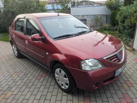 Красный Дачия Логан, объемом двигателя 1.6 л и пробегом 204 тыс. км за 3850 $, фото 1 на Automoto.ua