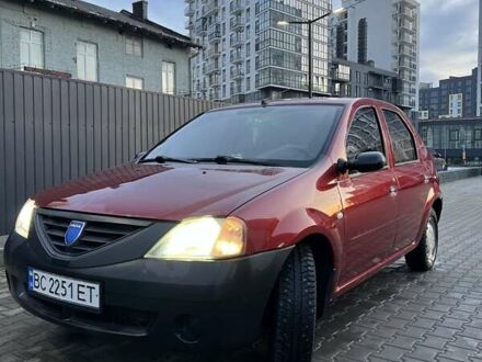 Красный Дачия Логан, объемом двигателя 1.4 л и пробегом 266 тыс. км за 2350 $, фото 1 на Automoto.ua