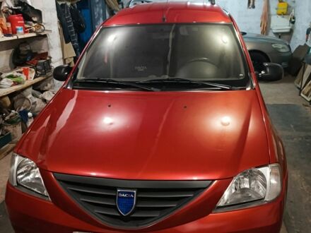 Красный Дачия Логан, объемом двигателя 1.6 л и пробегом 63 тыс. км за 5800 $, фото 1 на Automoto.ua