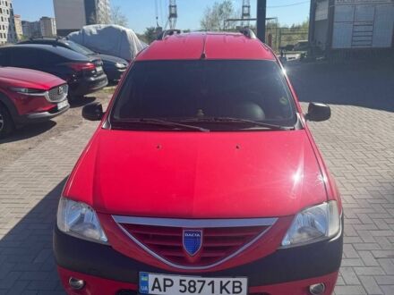 Дачия Логан 2008 в Запорожье на Automoto.ua Красный Дачия Логан, объемом двигателя 1.6 л и пробегом 215 тыс. км за 4500 $, фото 1 на Automoto.ua
