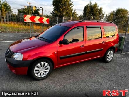 Красный Дачия Логан, объемом двигателя 1.6 л и пробегом 140 тыс. км за 3800 $, фото 1 на Automoto.ua