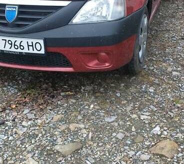 Красный Дачия Логан, объемом двигателя 1.6 л и пробегом 325 тыс. км за 3700 $, фото 1 на Automoto.ua