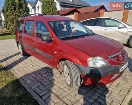 Красный Дачия Логан, объемом двигателя 1.6 л и пробегом 177 тыс. км за 5300 $, фото 1 на Automoto.ua