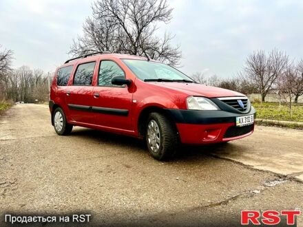 Красный Дачия Логан, объемом двигателя 1.6 л и пробегом 175 тыс. км за 5200 $, фото 1 на Automoto.ua